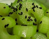 セロリの昆布茶漬け作り方3写真
