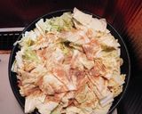 簡単☆白菜と豚バラの重ね蒸し焼き作り方2写真