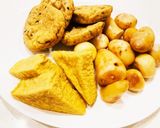 ひりょうずと里芋と厚揚げの炊き合わせ作り方1写真