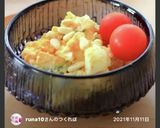 松の実入り　かぼちゃとゆで卵デリ風サラダ作り方6写真