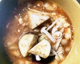 豚こま簡単洋風炒り豆腐味麻婆豆腐茄子作り方14写真
