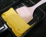 お弁当！卵焼き　チーズ風味作り方3写真