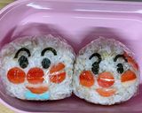 時短 アンパンマンとアンパンウーマン弁当作り方4写真