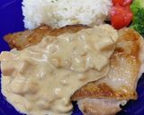 うまっ♪照り焼きチキン　柿マヨソース作り方6写真