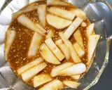 漬け時間なし大根のごま黒酢甘味噌浅漬け作り方5写真