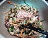 豚肉と干し椎茸&野菜のソース味噌炒め作り方6写真