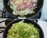 簡単♥玉ねぎ＆キャベツのグラタン風作り方3写真