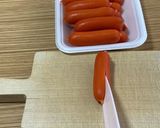 タコっぽいソーセージの飾り切り✨作り方5写真