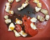 カレー用豚肉で簡単美味しいソース和え作り方3写真