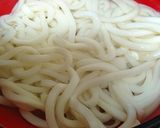 根菜、きのこ、ちくわの味噌うどん作り方4写真