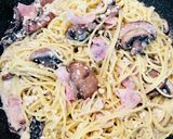 豆腐仕立ての和風カルボナーラ作り方6写真