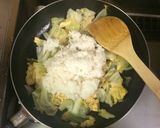 超簡単☆すりごまキャベツマヨ炒飯♪♪♪作り方5写真