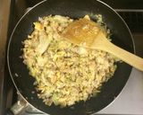 超簡単☆すりごまキャベツマヨ炒飯♪♪♪作り方7写真