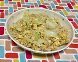 超簡単☆すりごまキャベツマヨ炒飯♪♪♪作り方8写真