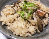 舞茸とサバ缶の炊き込みごはん作り方5写真
