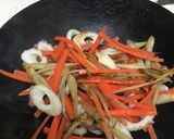 竹輪入りきんぴら牛蒡作り方7写真