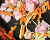 きしめんの和風生姜焼き作り方3写真