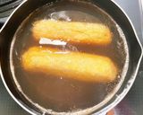 トロミ餡♡鶏ひき肉油揚げ巻き煮作り方8写真