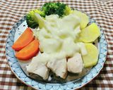 塩麹鶏と蒸し野菜のドレッシングかけ作り方6写真