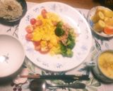 簡単に！市販のコーンスープに栄養プラス作り方2写真
