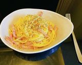 電子レンジでお手軽カルボナーラ作り方9写真