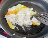 大根菜の油炒め納豆チャーハン作り方2写真