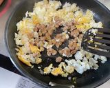 大根菜の油炒め納豆チャーハン作り方3写真