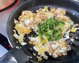 大根菜の油炒め納豆チャーハン作り方5写真
