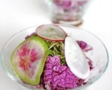 紫白菜(白菜)とスプラウトのおかかサラダ作り方10写真