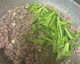 挽肉とニラのスタミナ丼☆作り方5写真