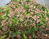 挽肉とニラのスタミナ丼☆作り方7写真
