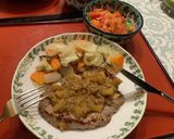 豚肉のパイナップルとマスタードのステーキ作り方7写真