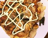 にんにくの芽と卵のお好み焼き作り方7写真