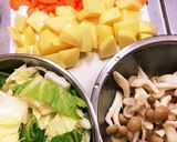 味噌バター石狩鍋作り方1写真