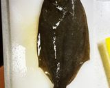 石鏡沖 飲ませ釣りヒラメの薄造り作り方1写真