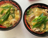 だしの効いた関西風 ふわとろ親子丼作り方5写真
