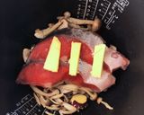 簡単絶品！鮭さつまいもきのこの塩バター煮作り方2写真