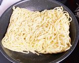 小松菜と豚肉のあんかけ焼きそば作り方6写真