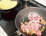 小松菜と豚肉のあんかけ焼きそば作り方7写真