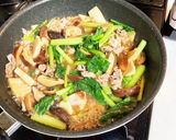 小松菜と豚肉のあんかけ焼きそば作り方11写真