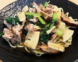 小松菜と豚肉のあんかけ焼きそば作り方12写真