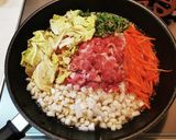 ズボラあんかけ丼(豚と白菜)作り方2写真