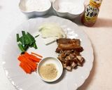 チヂミ（沖縄重箱の三枚肉で）作り方1写真