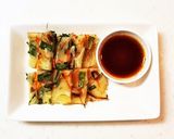 チヂミ（沖縄重箱の三枚肉で）作り方5写真