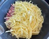 ちょっと贅沢。生ハム使用の#ポテト炒め作り方3写真