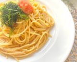 レンジで一発！和風明太パスタ作り方3写真