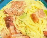 ベーコンとブロッコリーのチーズパスタ作り方5写真