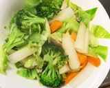 レンジ隙間埋め和風温野菜サラダ作り方9写真