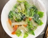 レンジ隙間埋め和風温野菜サラダ作り方10写真