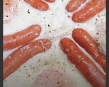 我が家の朝食　ぱっかーんウインナーエッグ作り方47写真